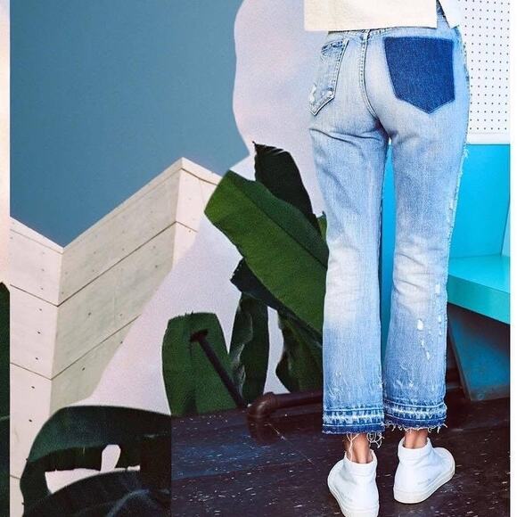 AYR Jeans The Styx Crop Straight Leg Jeans in Wolfpack - Picture 2 of 12